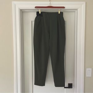 Aday Turn It Up Pants in Dark Green